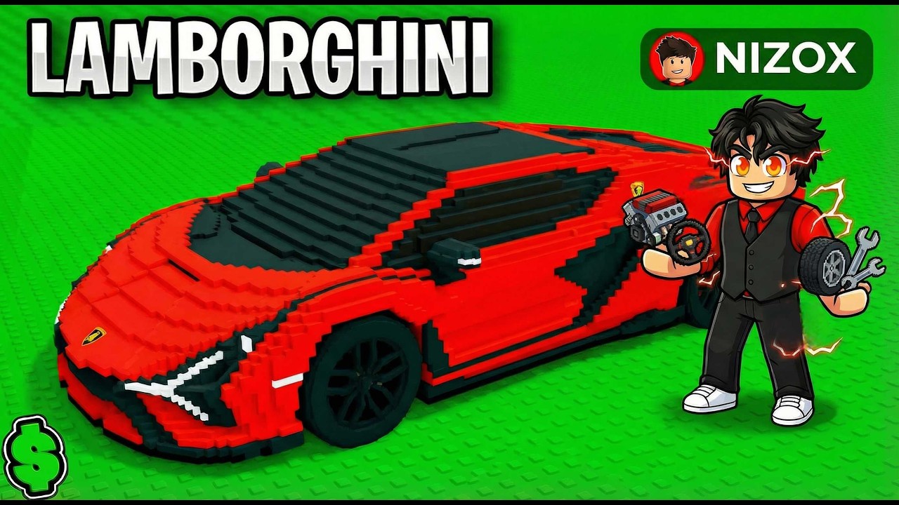 I Build FASTEST LAMBORGHINI in Roblox