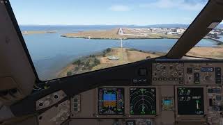 Landing In Auckland Nzaa From Dubai Omdb Boeing 777-300Er Emirates Msfs 2024