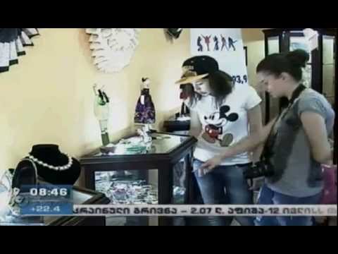 პირველი არხის რეპორტაჟი - ნინიკემოს, თამარიას და მადის ერთობლივი გამოფენა-გაყიდვა