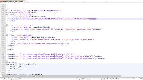 validar formularios con jquery