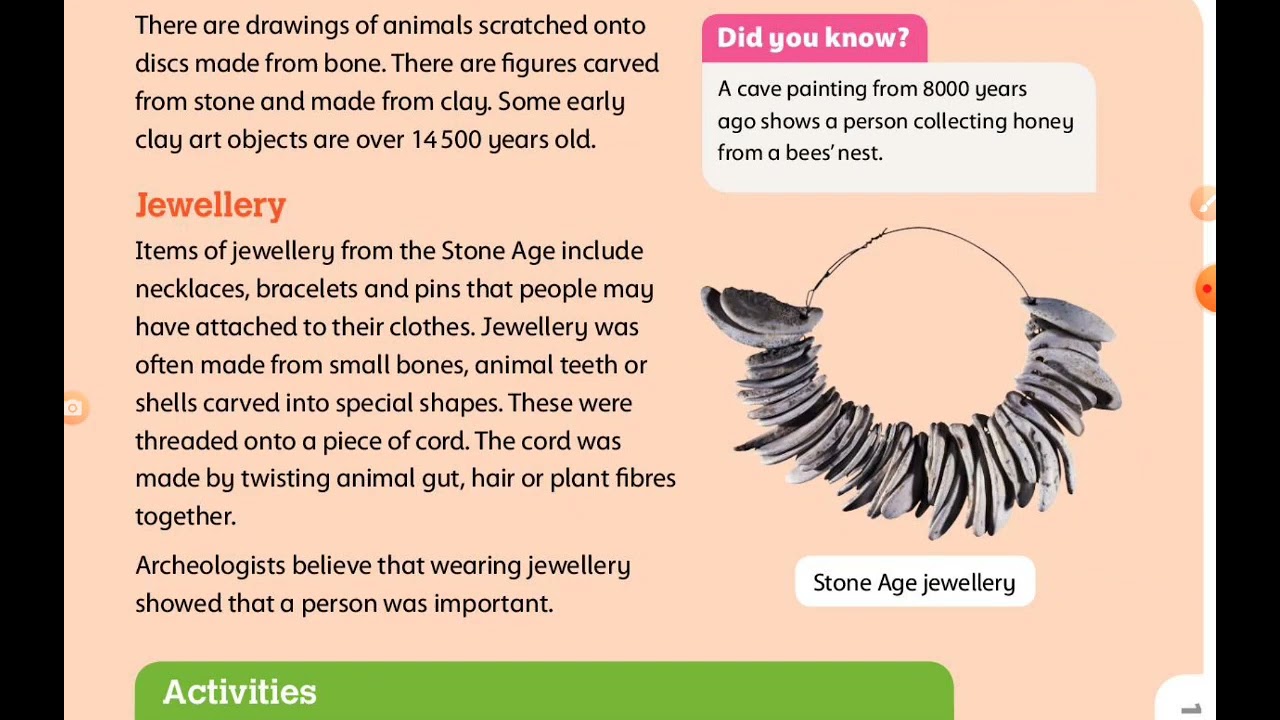 Oxford Primary History 3 _ 1.3 Stone age art and craft