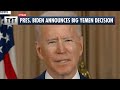 President Biden ENDS Support of War in Yemen