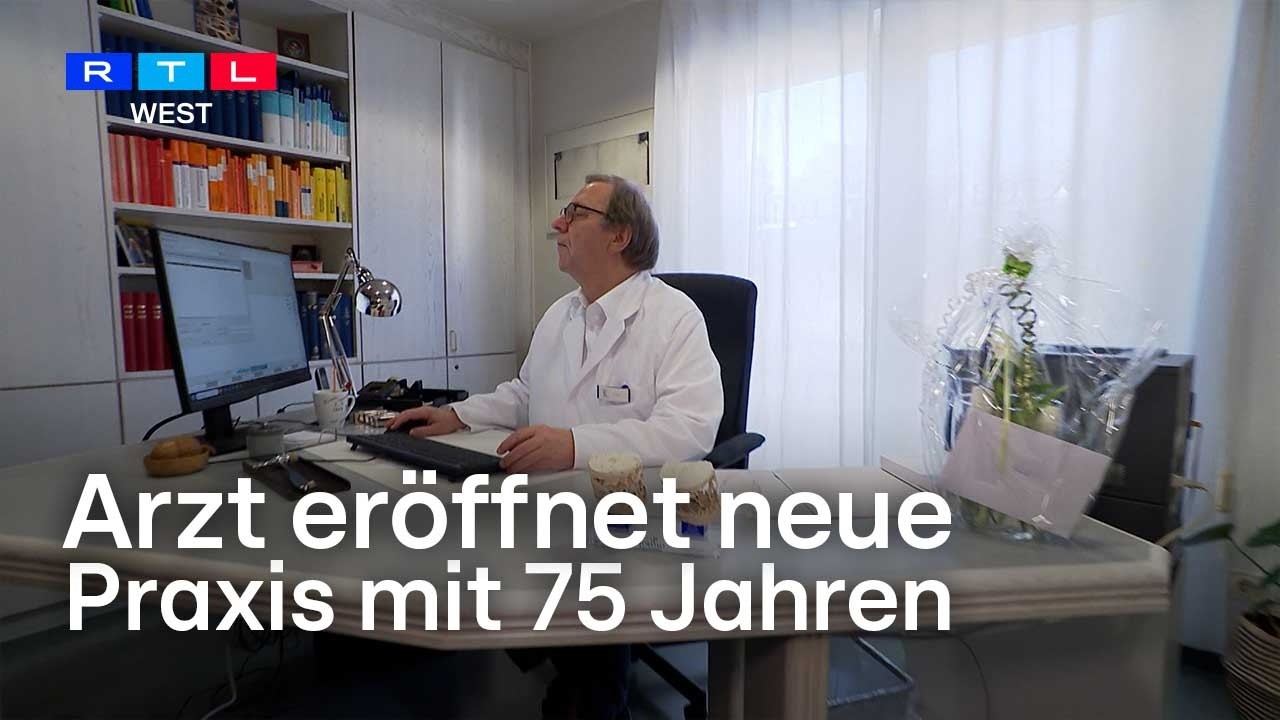 Arzt kommt aus Ruhestand zurück - Dr. Kreul eröffnet eigene Praxis mit 75 Jahren | RTL WEST