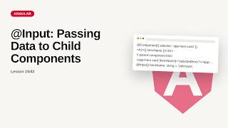 Angular - Web development basic Series: @Input: Passing Data to Child Components