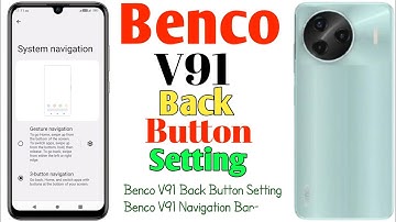 How To Benco V91 Back Button Setting✅Benco V91 Navigation Bar-(Uzzol Technology)