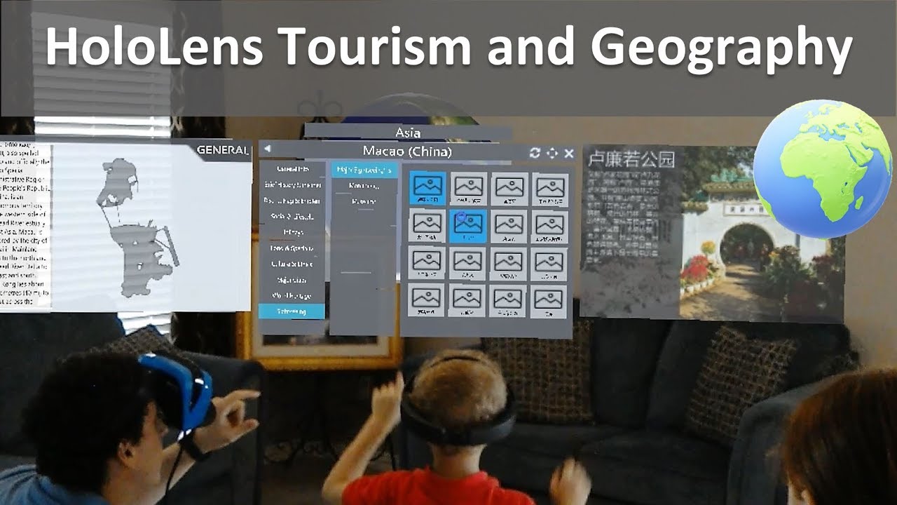 Tourism and Learning Geography using the Microsoft HoloLens