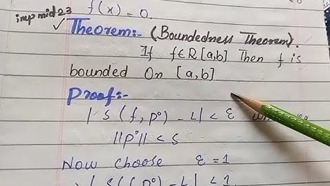 Boundedness Theorem| Boundedness Theorem in real Analysis #realanalysis #versalearnhub #bounded