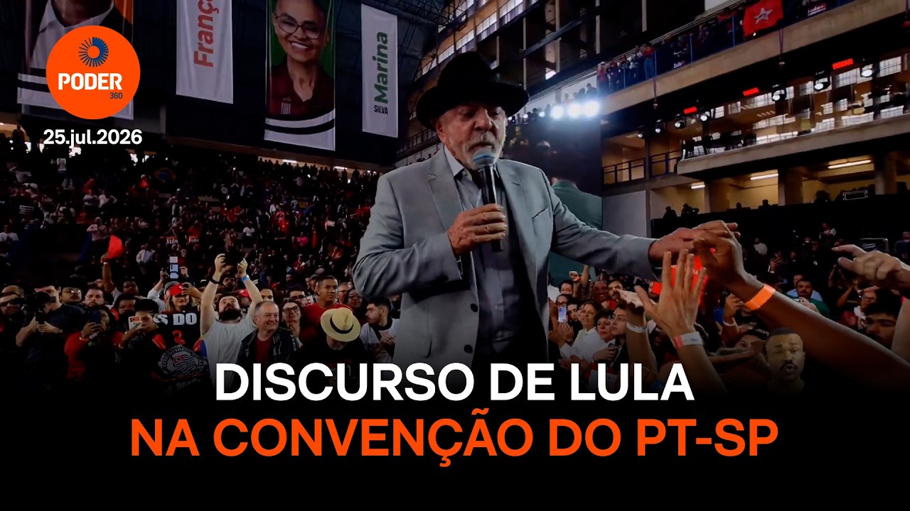 Assista ao discurso de Lula na convenção do PT-SP na íntegra
