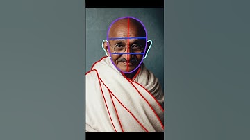 How To Draw Mahatma Gandhi 🇮🇳