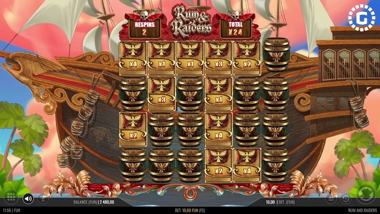 Rum and Raiders by Iron Dog Studios Slot Features | GamblerID