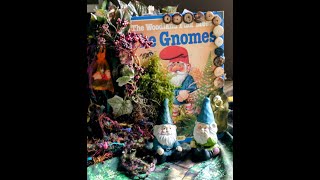 Huge Gnome/Woodland Reunion Altered Book/Junk Journal/Scrapbook/Memory Keeper