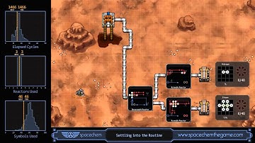 SpaceChem - Settling into the Routine Solution