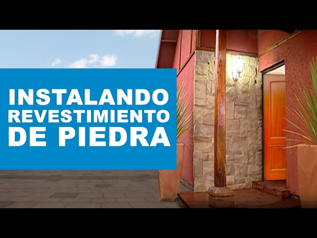 Cómo instalar un revestimiento piedra? youtube