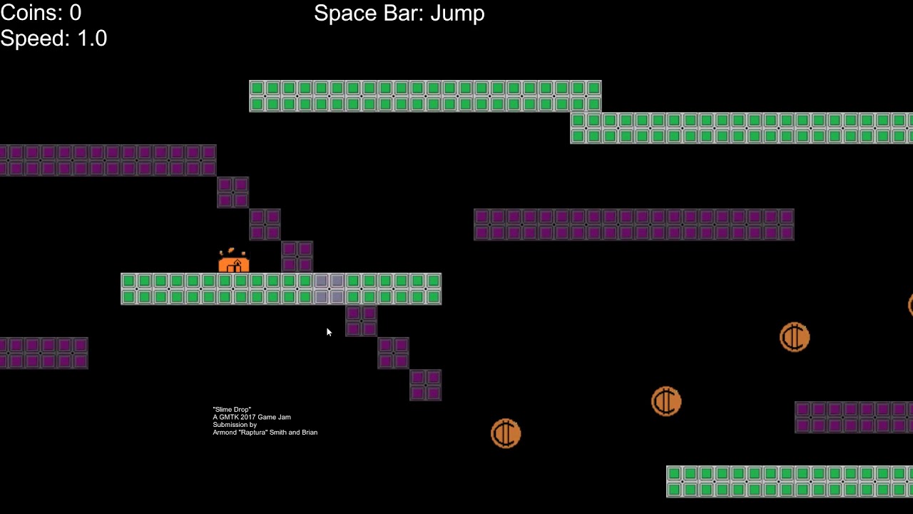 Game-jam Post Mortem -- Slime Drop GMTK Game Jam 2017