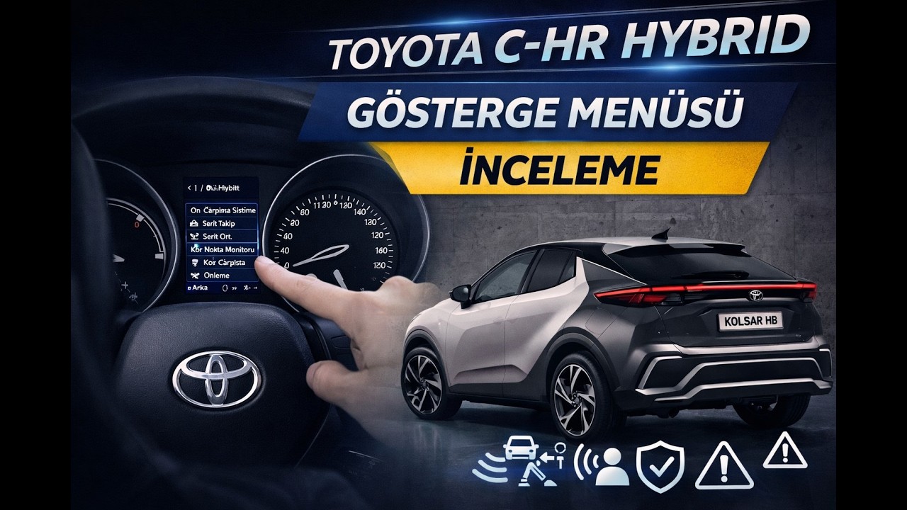 Muammer Yücel 2024 Model Toyota CHR Hybrid İnceliyor...