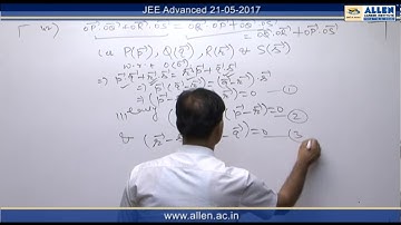 JEE Advanced 2017 Mathematics Solution Q. 42, 43(Paper-2) Code-9