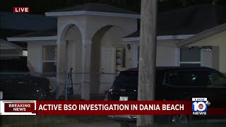 BSO investigation underway in Dania Beach