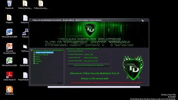 Trillium Security MultiSploit Tool v6 - Excel Properties Exploit