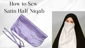 Niqab Cutting and Stitching | Half Niqab Cutting and Stitching