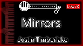 Miniatura de vídeo de "Mirrors (LOWER -3)  - Justin Timberlake - Piano Karaoke Instrumental"