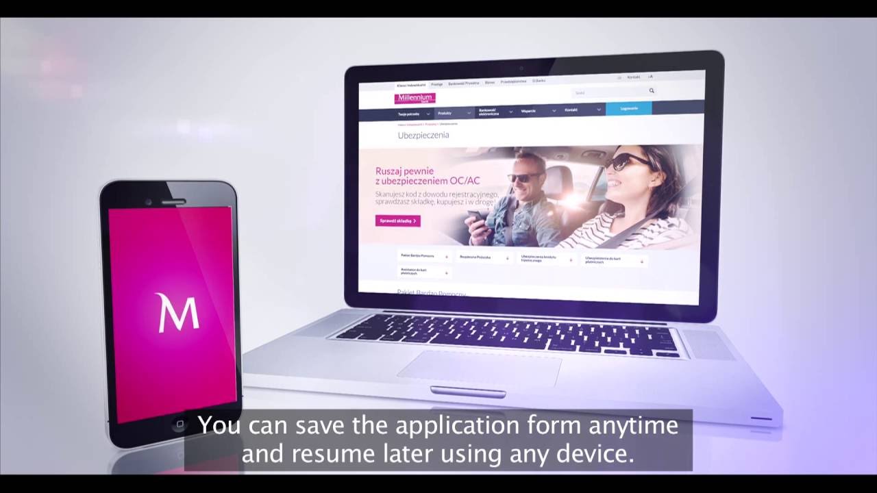 Insure your vehicle with Bank Millennium