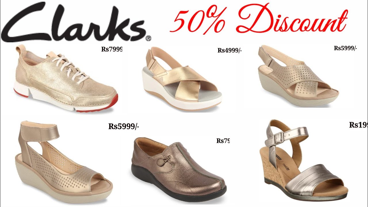 CLARKS 50% SHOE SANDALS COLLECTION FOR WOMENS - YouTube