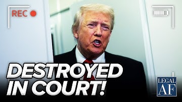 Trump CRUMBLES Under FULL COURT PRESS