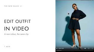 AI Outfit Editor for Video: change the colour or the garment in a clip screenshot 2