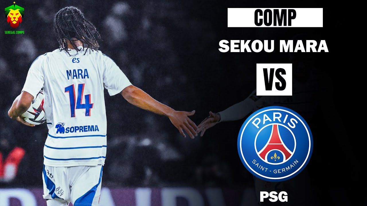 Sekou Mara vs PSG | 1 but 1 assist en 45 minutes