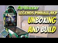 Atgames addams family 4k pinball  unboxing and build