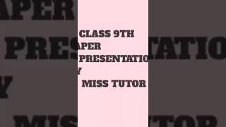 Class 9th Maths paper Presentation #shorts#question