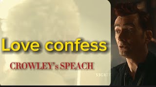 LOVE confession by CROWLEY but it gets even BETTER || Good Omens || Edit