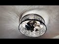 20” Fandelier Ceiling Fan Review | Unboxing, Setup & Light Test”