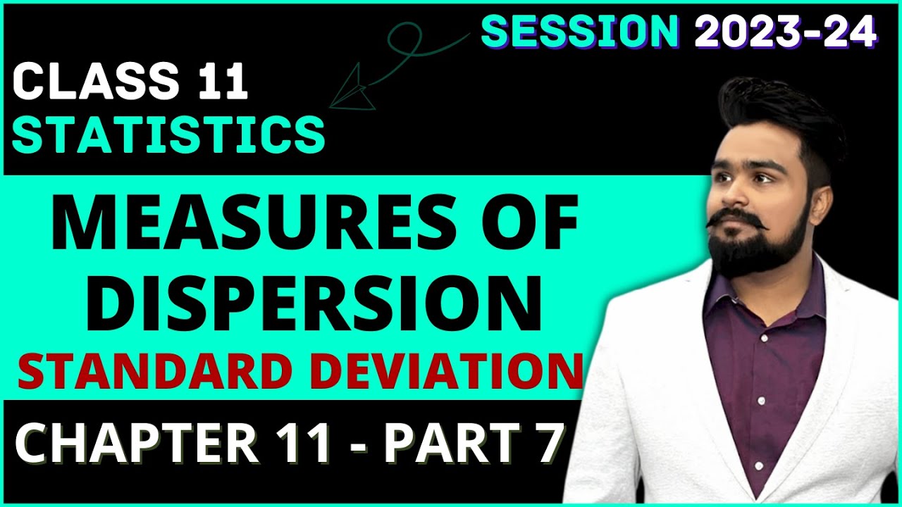 #47, Standard Deviation | variance | individual series | statistics for economics | class 11 | in hindi to english
