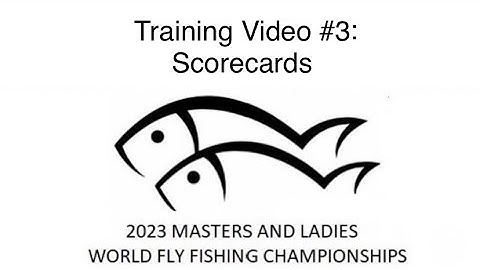 Training Video #3: Scorecards