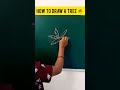 how to draw tree 🌴 simple Step by step #drawing #shorts #tree  #cartoon #shortvideo #viral
