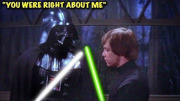 What If Darth Vader JOINED Luke Skywalker Before Confronting The Emperor