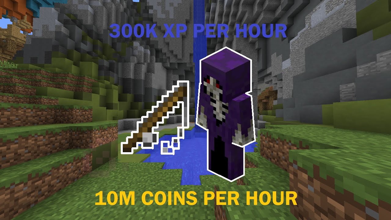 How to make EASY FISHING XP and COINS (Hypixel Skyblock) YouTube