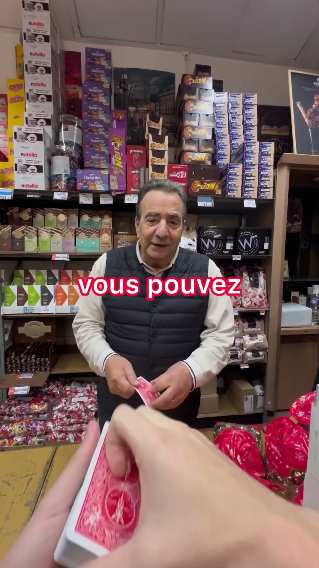 J’ai des bonbons gratuitement grâce à la magie !!!?