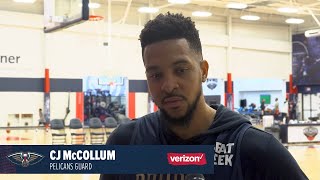 CJ McCollum on Upcoming Stretch of Games | New Orleans Pelicans