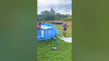 Amazing way to say goodbye to your swimming pool