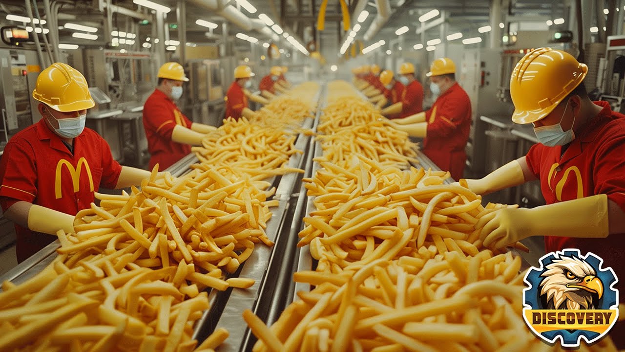 How McDonalds French Fries Are Made 🍟 Worlds Largest French Fries Making Factory YouTube