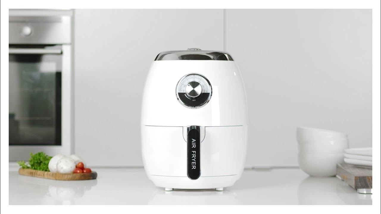 thinkkitchen Retro Air Fryer, 2.5 L, White YouTube