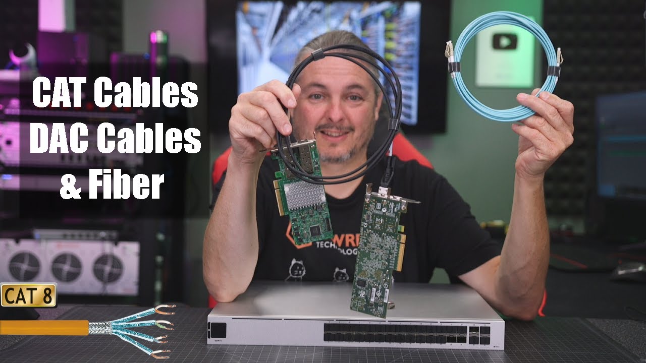 Building Networks When to run Fiber, Cat 6 or 6A, DAC Cables, and Cat
