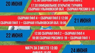 Матч Кубка ПФЛ «Переправа-2021» «Сборная ПФЛ 4» - «Сборная России U-18»