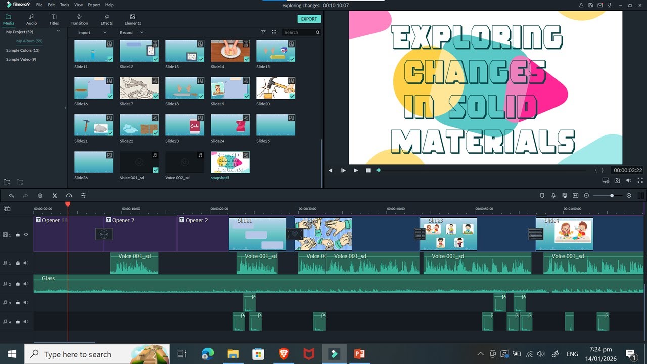 Изучение изменений в твердых материалах | Презентация PowerPoint | 2 класс