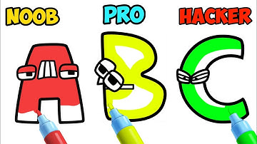 NOOB vs PRO vs HACKER - Coloring lore (AZ)