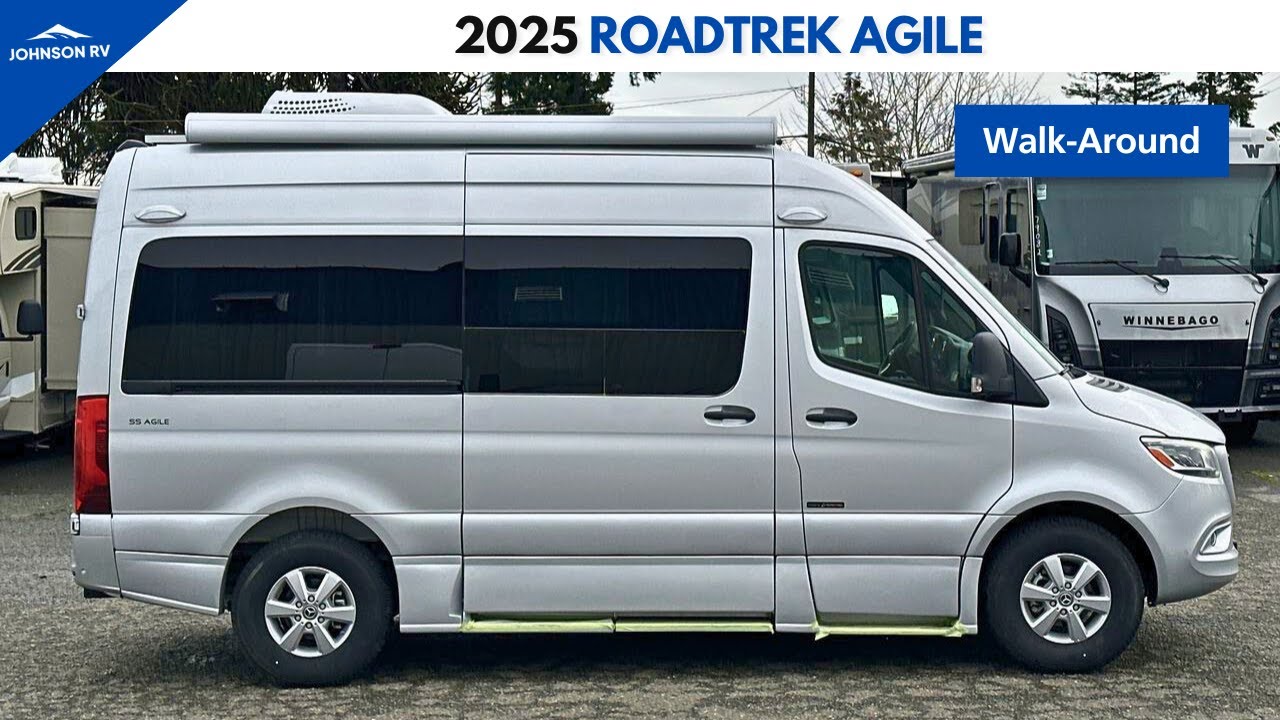 2025 Roadtrek Agile – AWD Mercedes Sprinter with 600Ah Lithium & Wet Bath!