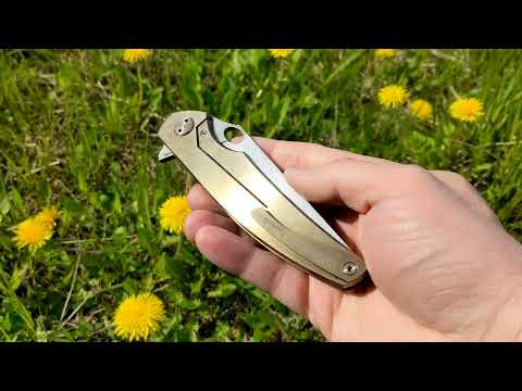 CHEBURKOV GOLDEN RAVEN # 161 DAMASCUS GOLD PLATED Russia