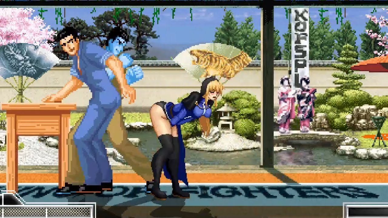 MUGEN KOF Шлюссель Пре VS Такакадзу Абэ/阿部高和